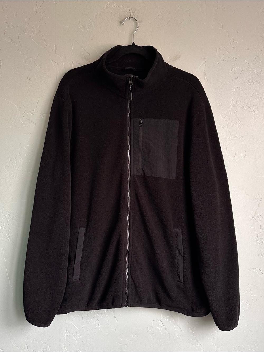 Vintage Telluride Clothing Co. Men's Black Fleece Jacket XL Outdoor Gorpcore